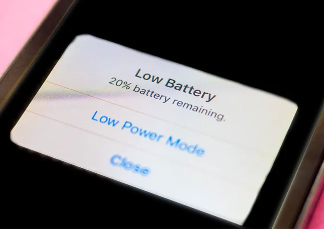 letting-iphone-battery-drain