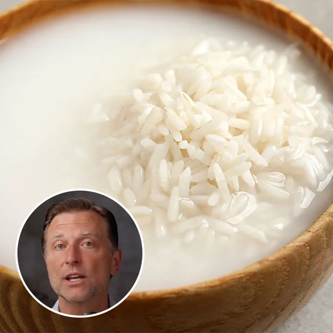 "Rice water and dermatologist Eric Berg"