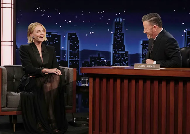 Charlize Theron on Jimmy Kimmel
