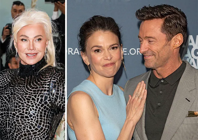 Hugh Jackman Sutton Foster Deborra-Lee Furness