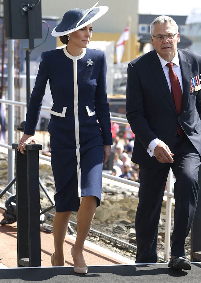 Kate Middleton HMS Glasgow naming ceremony