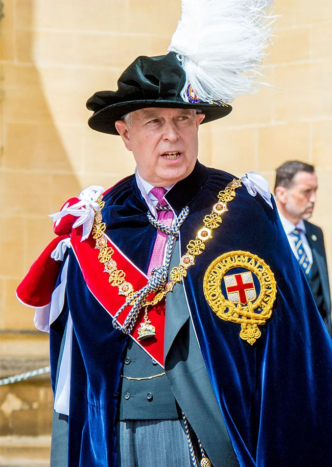 Prince Andew Order of the Garter Service 2019