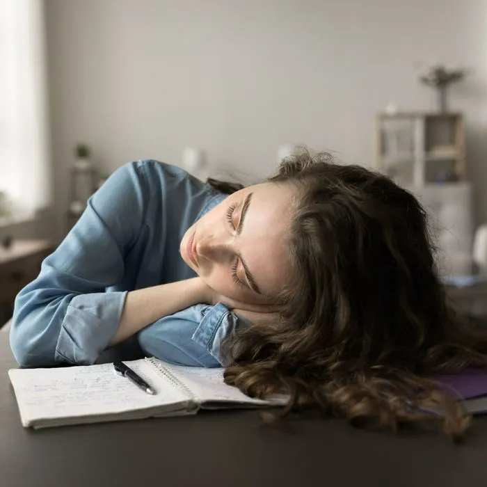 fatigued woman