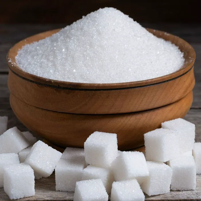 sugar cubes and bowl of sugar