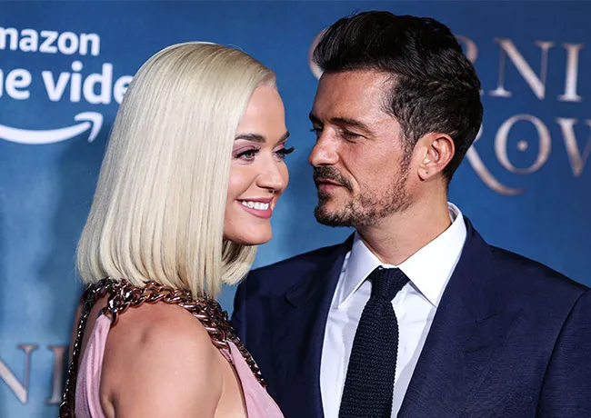 Katy Perry and Orlando Bloom red carpet