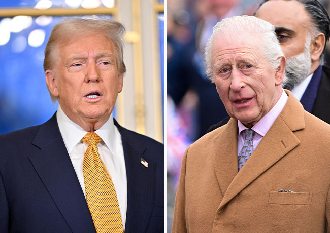 king charles donald trump