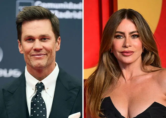 Sofia Vergara and Tom Brady