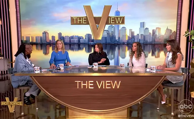 Whoopi Goldberg and co-hosts on The View