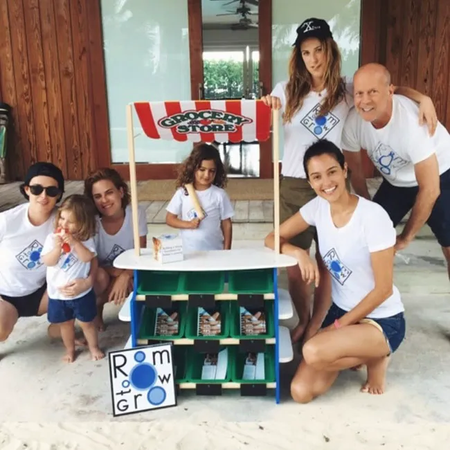 Bruce Willis Emma Heming Willis and kids