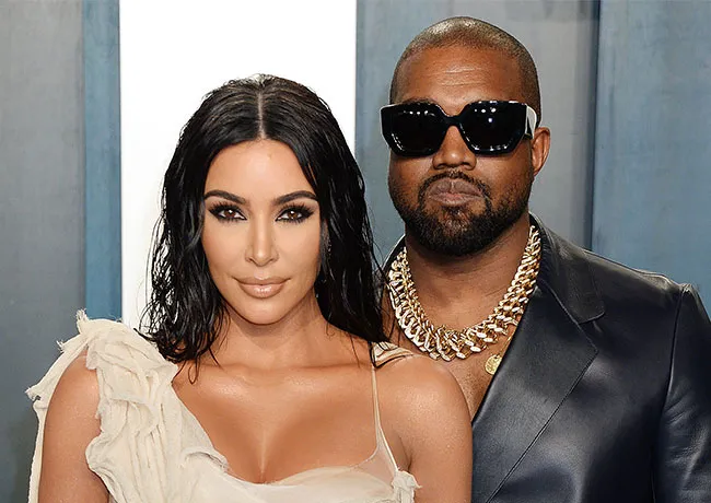 Kim Kardashian and Kanye West Vanity Fair Oscar party