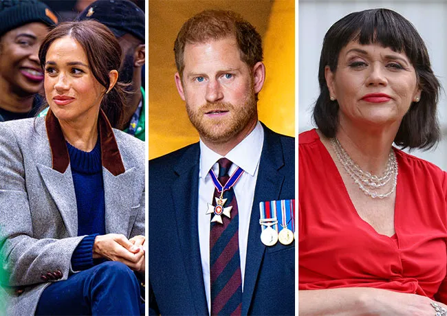 Meghan Markle and Prince Harry and Samantha Markle