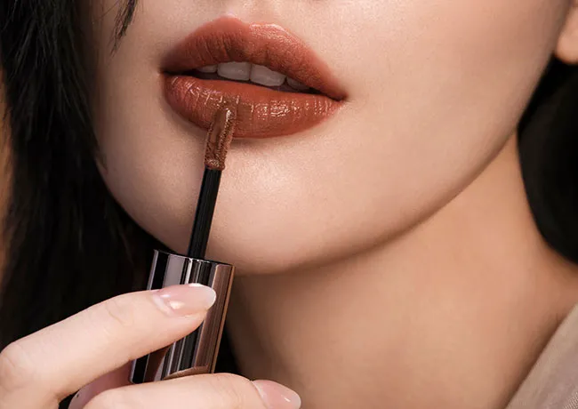 dark-brown-lipstick