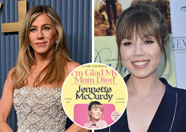 Jennifer Aniston Jennette McCurdy I'm Glad My Mom Died book