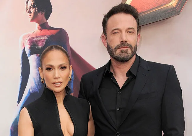 Ben Affleck and Jennifer Lopez The Flash premiere