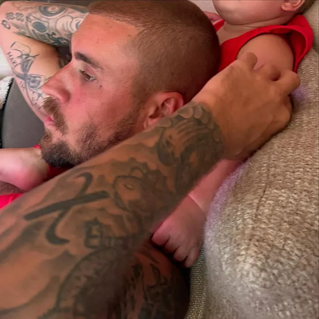 Justin Bieber and son Jack