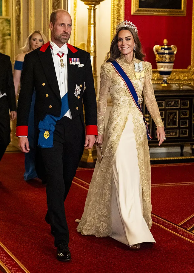 Prince William and Kate Middleton royal banquet