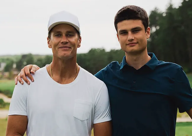 Tom Brady with son Jack