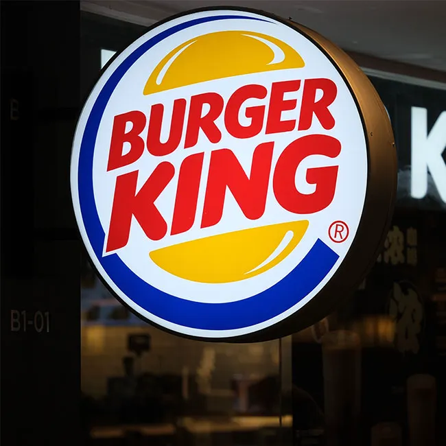 burger king sign