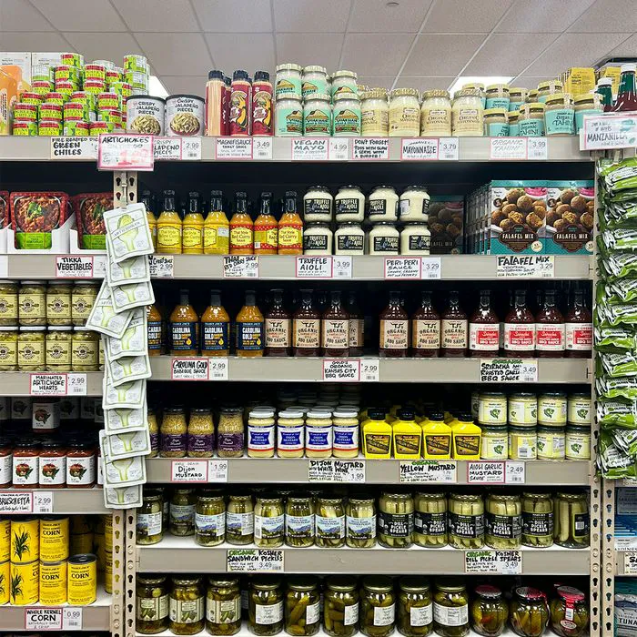 condiments and sauces at trader joes