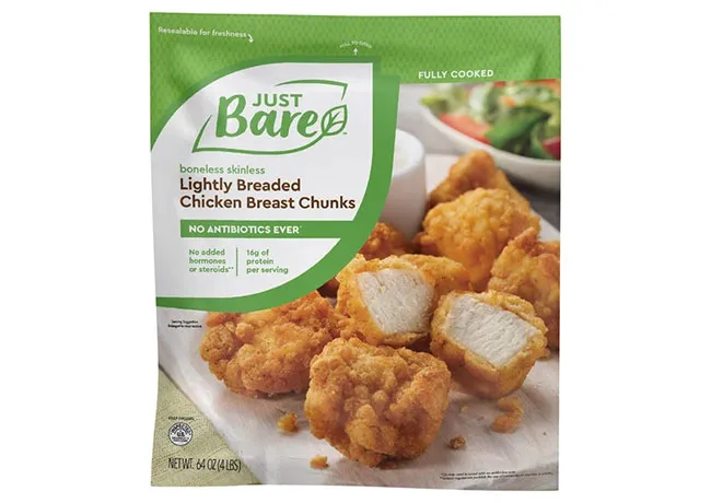 "Costco Just Care breaded chicken tenders"