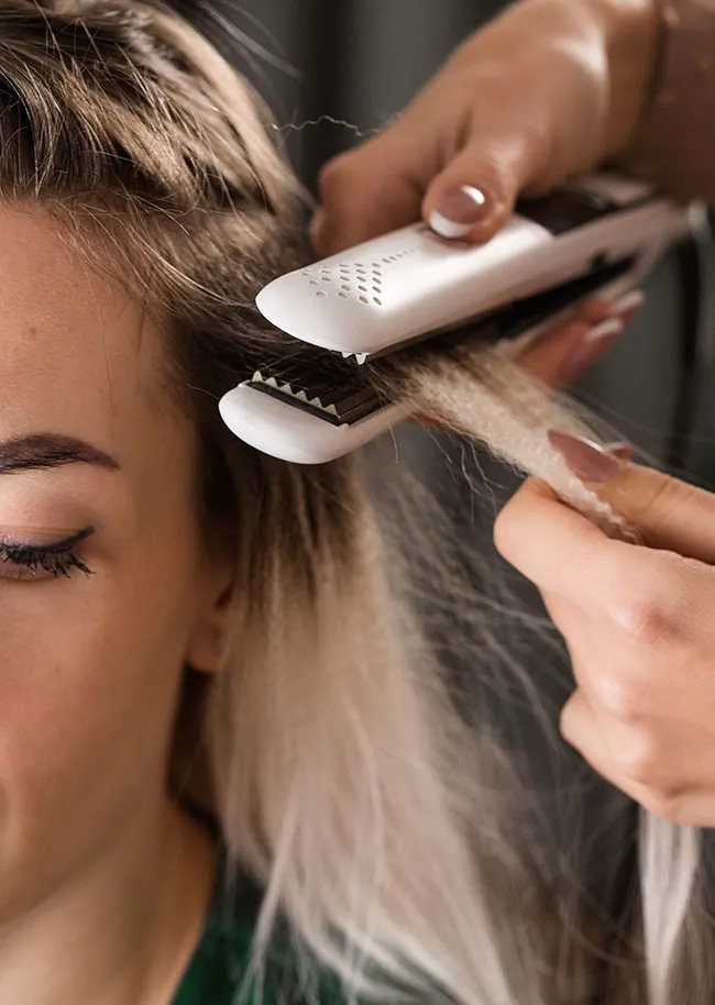 ironed-hair