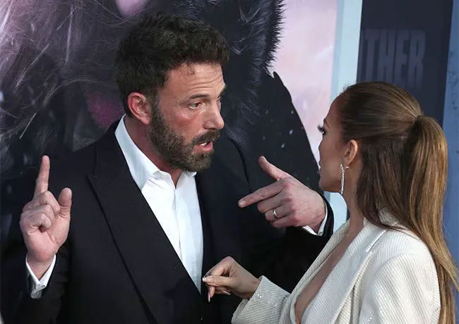 Jennifer Lopez Ben Affleck arguing