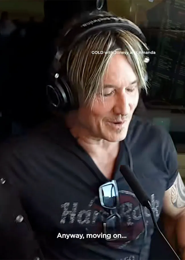 Keith Urban uncomfortable talking about Nicole Kidman