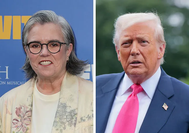 Rosie O'Donnell and Donald Trump