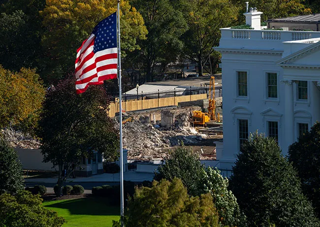 white house demolition