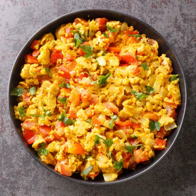 scrambled eggs