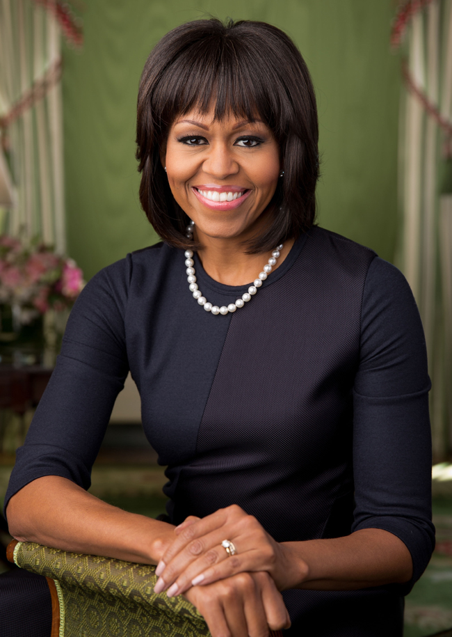 Michelle Obama official portrait White House