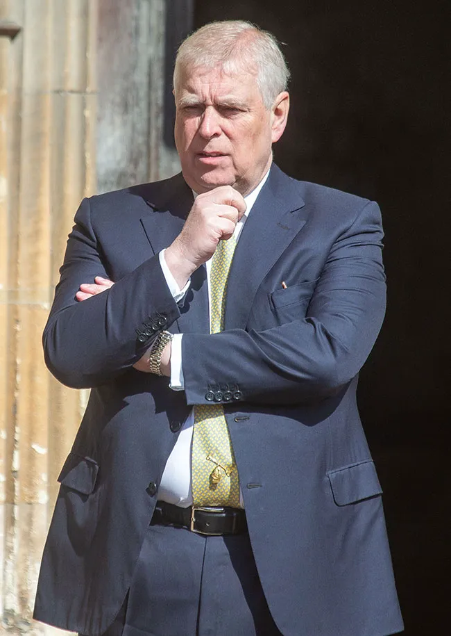 Prince Andrew St George's Chapel