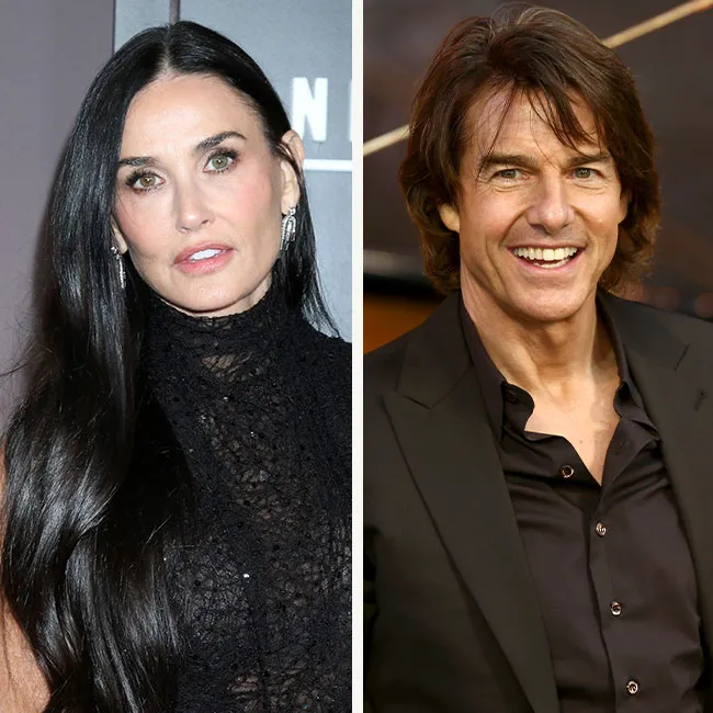Demi Moore and Tom Cruise