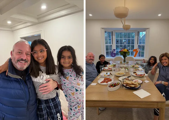 Hoda Kotb and Joel Schiffman and daughters Instagram