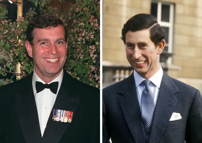 Prince Charles and Prince Andrew