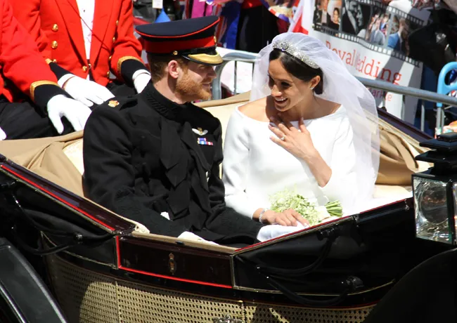 Prince Harry and Meghan Markle wedding day