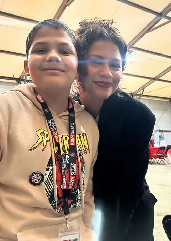 Zendaya and fan Jack jacksjourney031