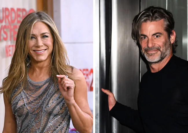 Jennifer Aniston and Jim Curtis