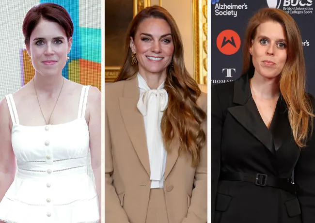 Kate Middleton Princess Beatrice and Princess Eugenie