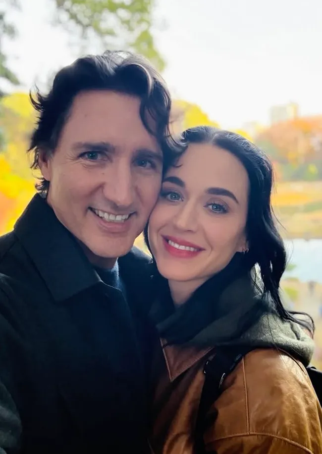 Katy Perry and Justin Trudeau Instagram selfie