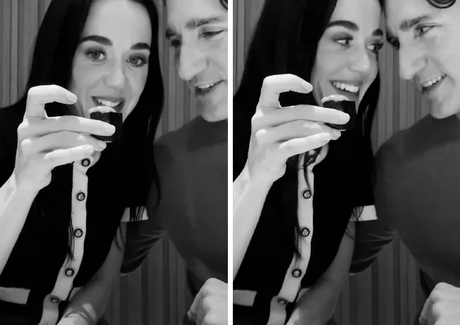 Katy Perry and Justin Trudeau Instagram video