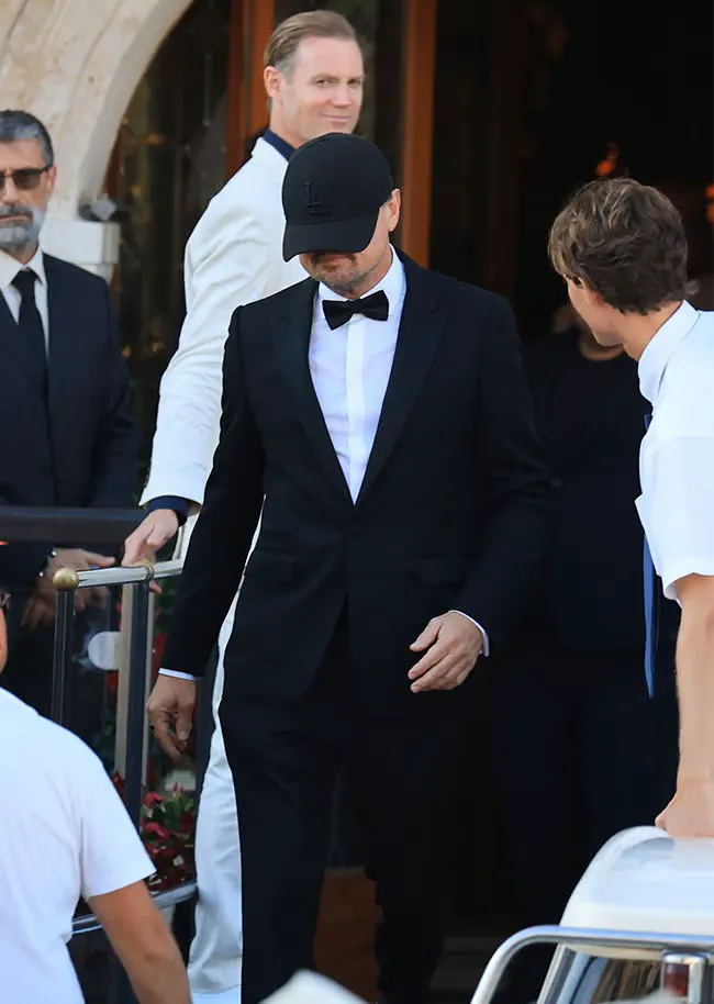 Leonardo DiCaprio in Venice for Jeff Bezos and Lauren Sanchez wedding