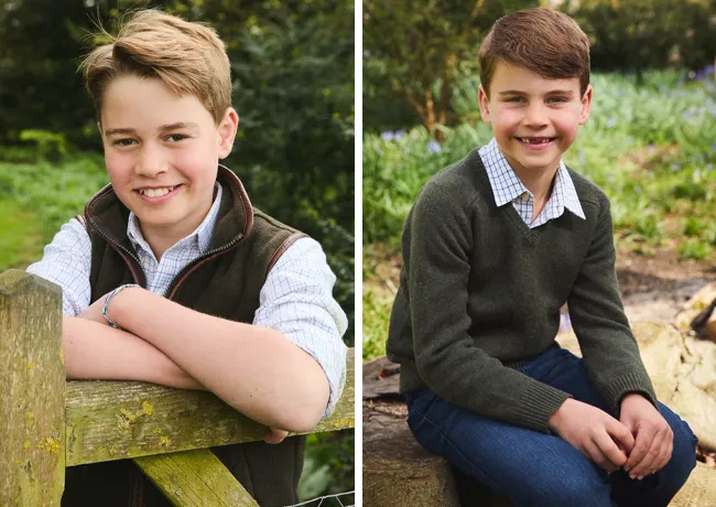 Prince George and Prince Louis