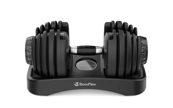 "Front view of BowFlex SelectTech 552 Dumbbells"