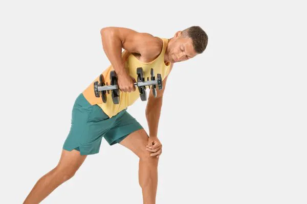 "BowFlex SelectTech 552 Dumbbells on display"