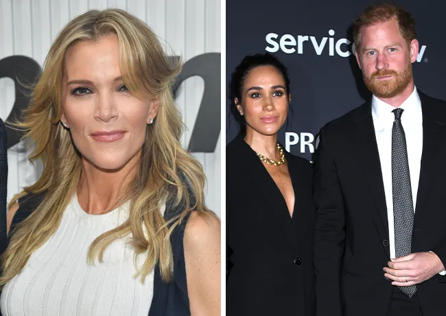 Megyn Kelly with Prince Harry and Meghan Markle