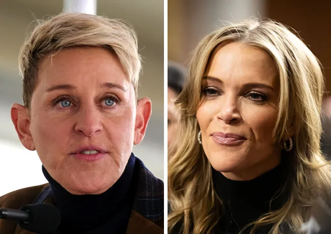 Megyn Kelly and Ellen DeGeneres