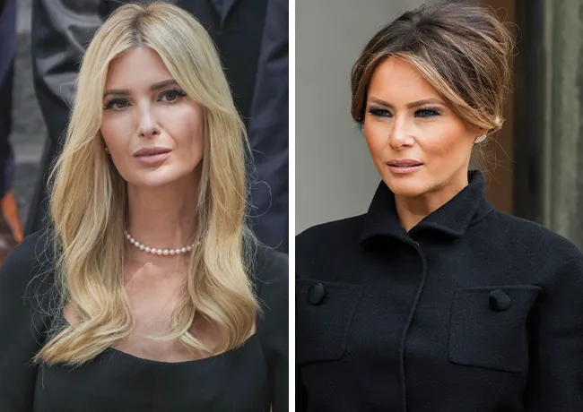 Melania Trump and Ivanka Trump