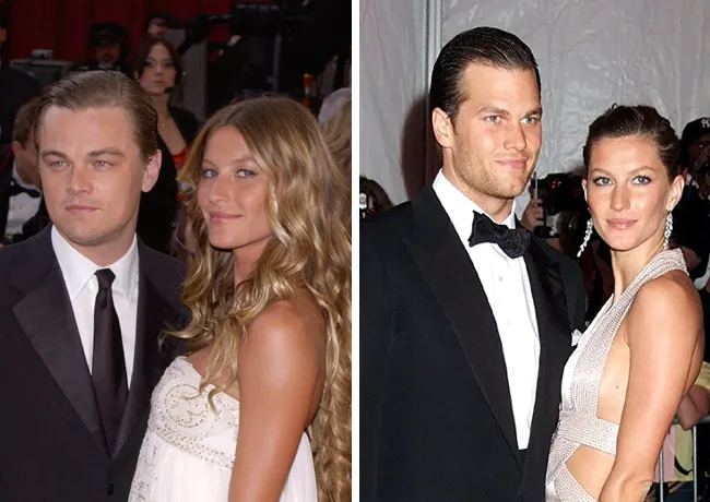Leonardo DiCaprio Tom Brady with Gisele Bundchen