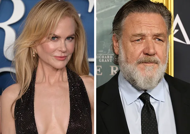 Ncole Kidman and Russell Crowe
